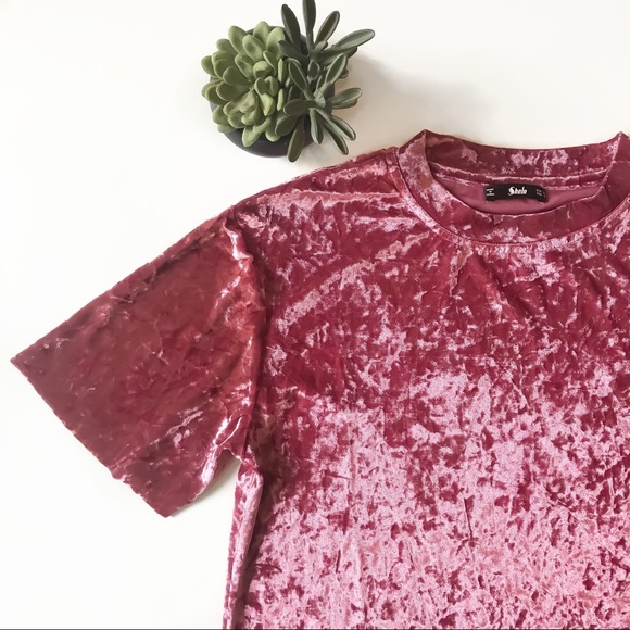 Pink Velvet Top - Picture 5 of 8