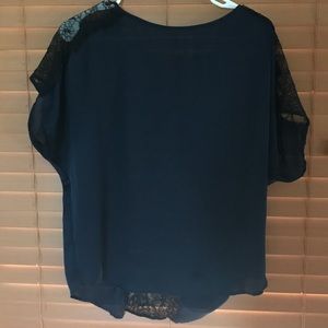 Express Silk shirt with lace back