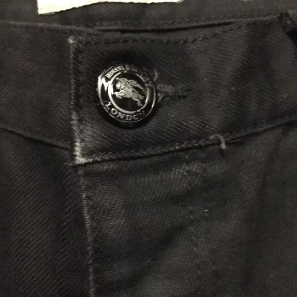 Burberry men black pants size 34