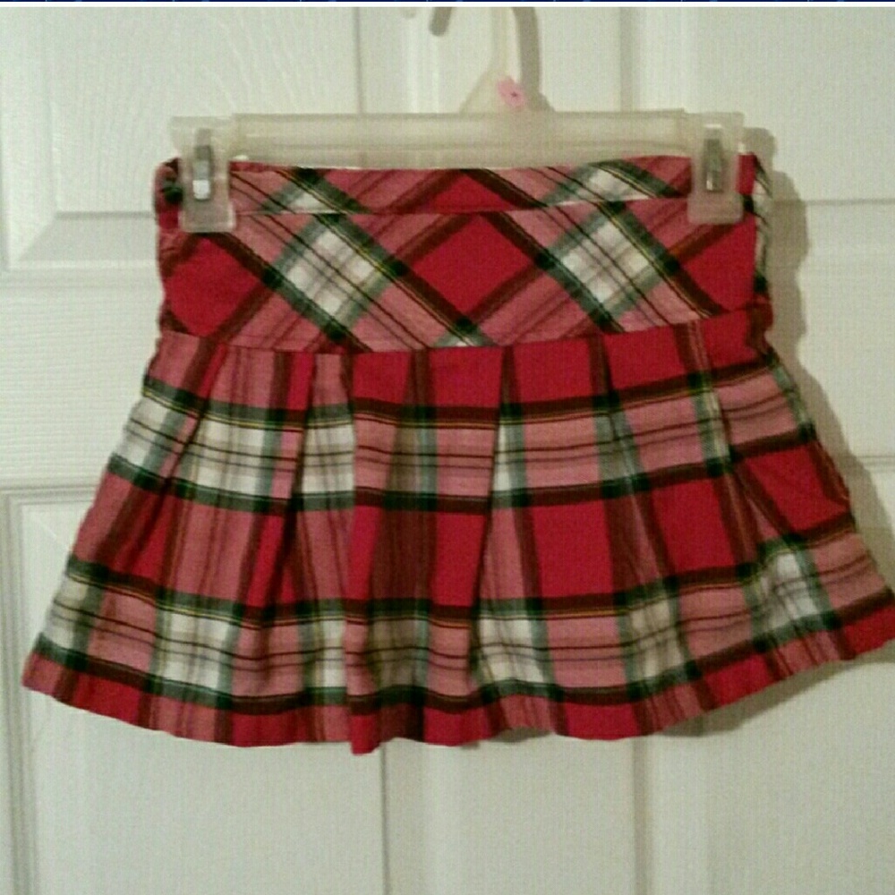 Plaid Skort