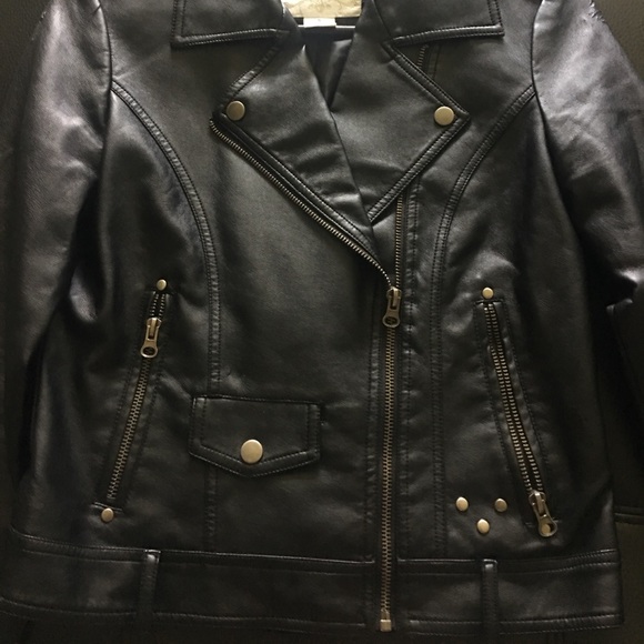Black Leather Jacket - Picture 2 of 3