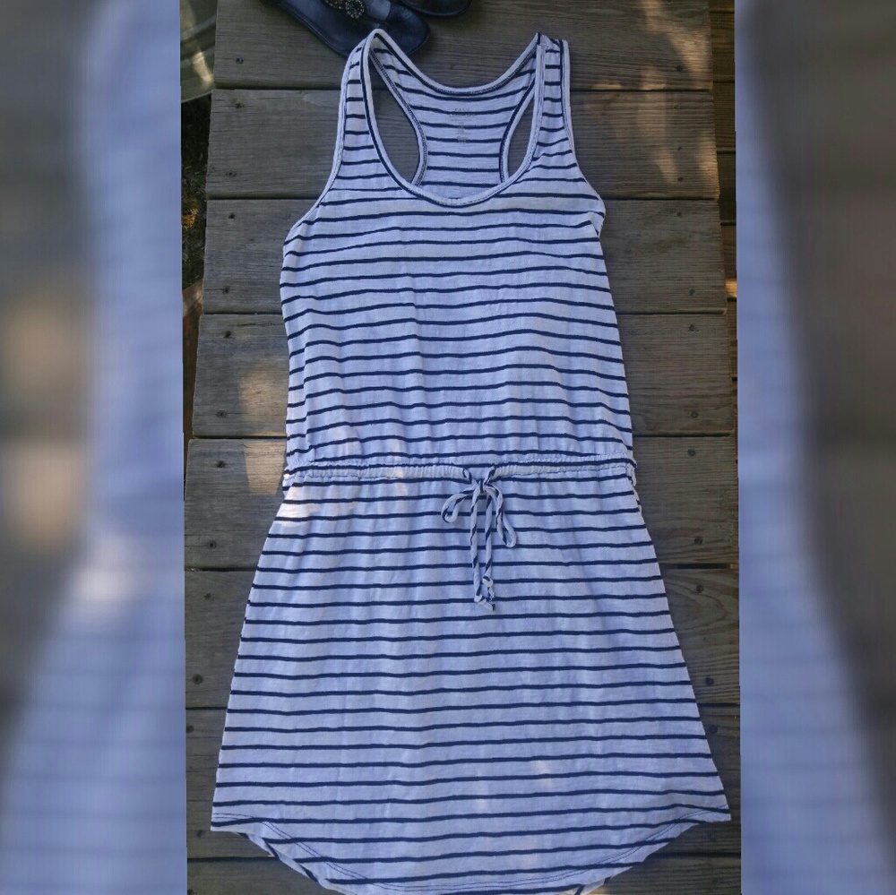 BW stripped Comfy Gap dress sz Med