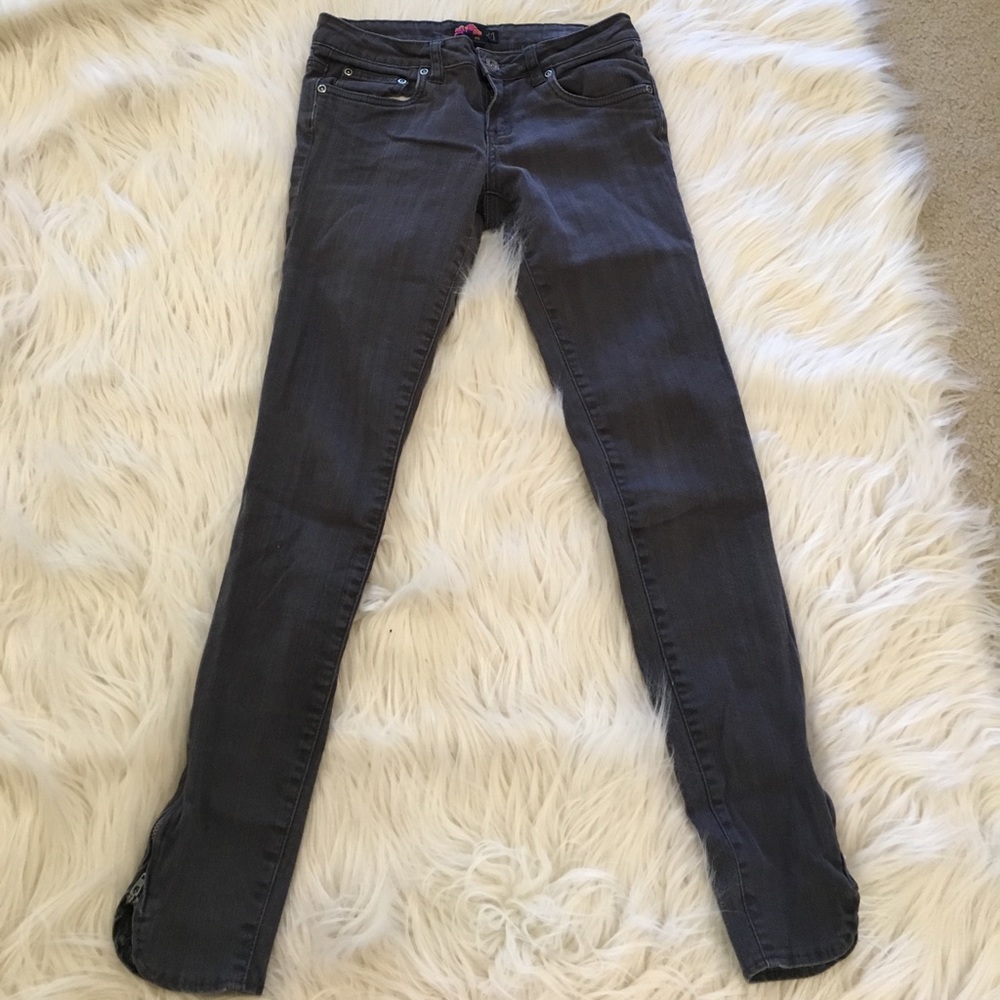 Dark gray jeans