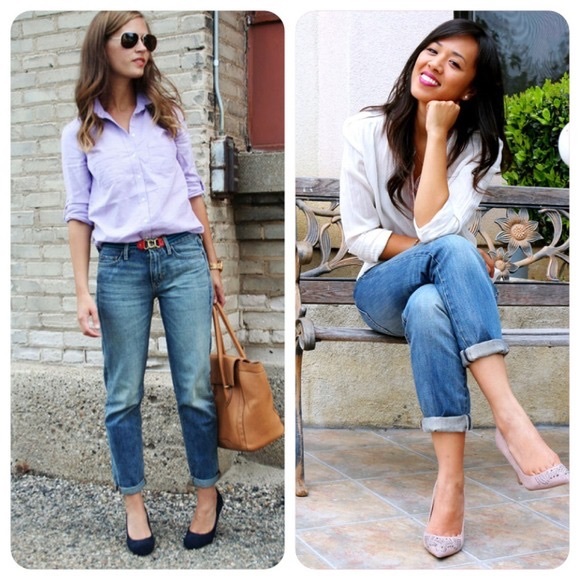 GAP Denim - Gap Sexy Boyfriend Distressed Blue Jeans