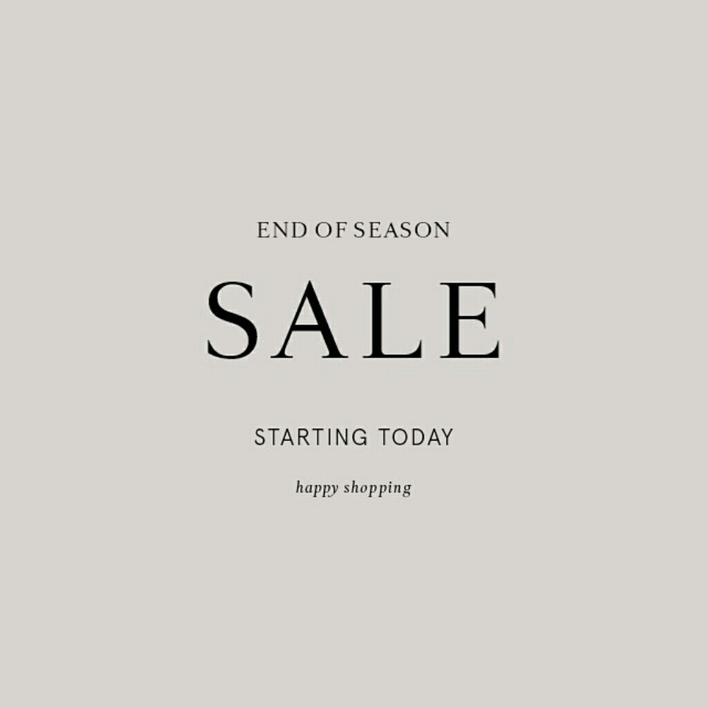 Month long sale for September
