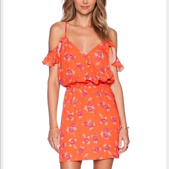 Sofia by Vix boutique Candice orange dress S (1) - Picture 1 of 6
