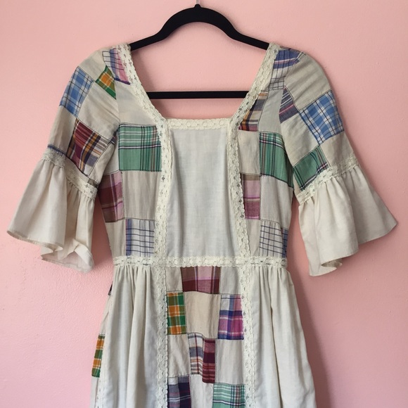 Vintage Patchwork Dress - Picture 4 of 4