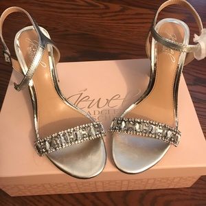 Jeweled Badgley Mischka Heels