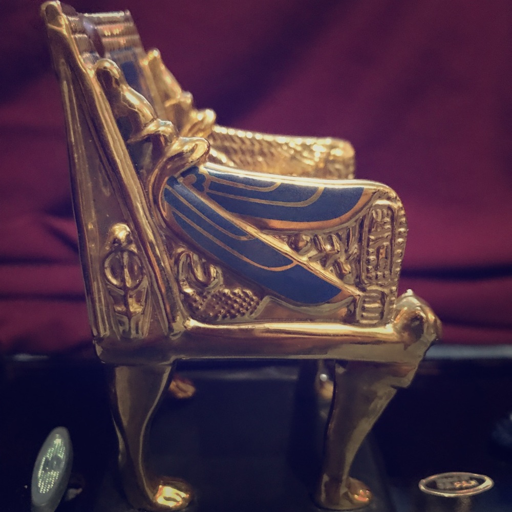 Egypt The Golden Throne Franklin mint 24kt