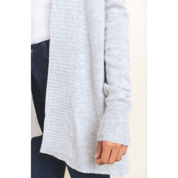 ❗️CLEARANCE❗️Gray Oversized Cardigan Sweater S M L - Picture 4 of 4