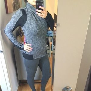 Lululemon Coco Pique Bhakti double zip jacket sz 4