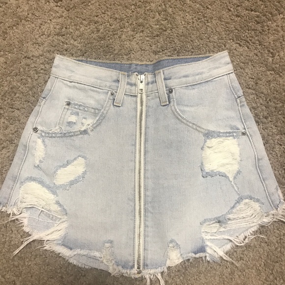 carmar denim beatrice skirt