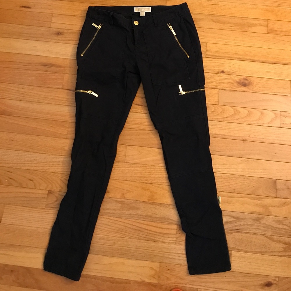 Michael Kors Skinny Zip Up Pants