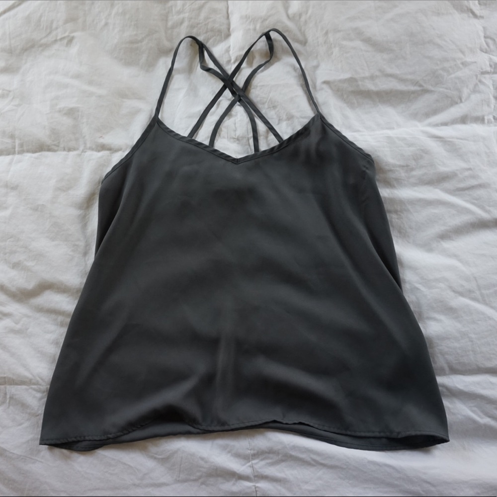 Grey cami tank top