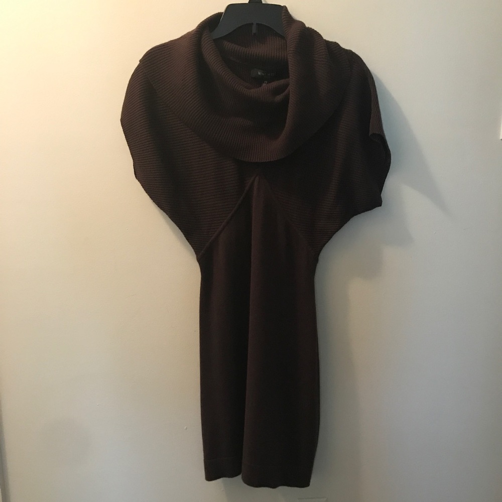 Cow Neck Sweater Dress.
