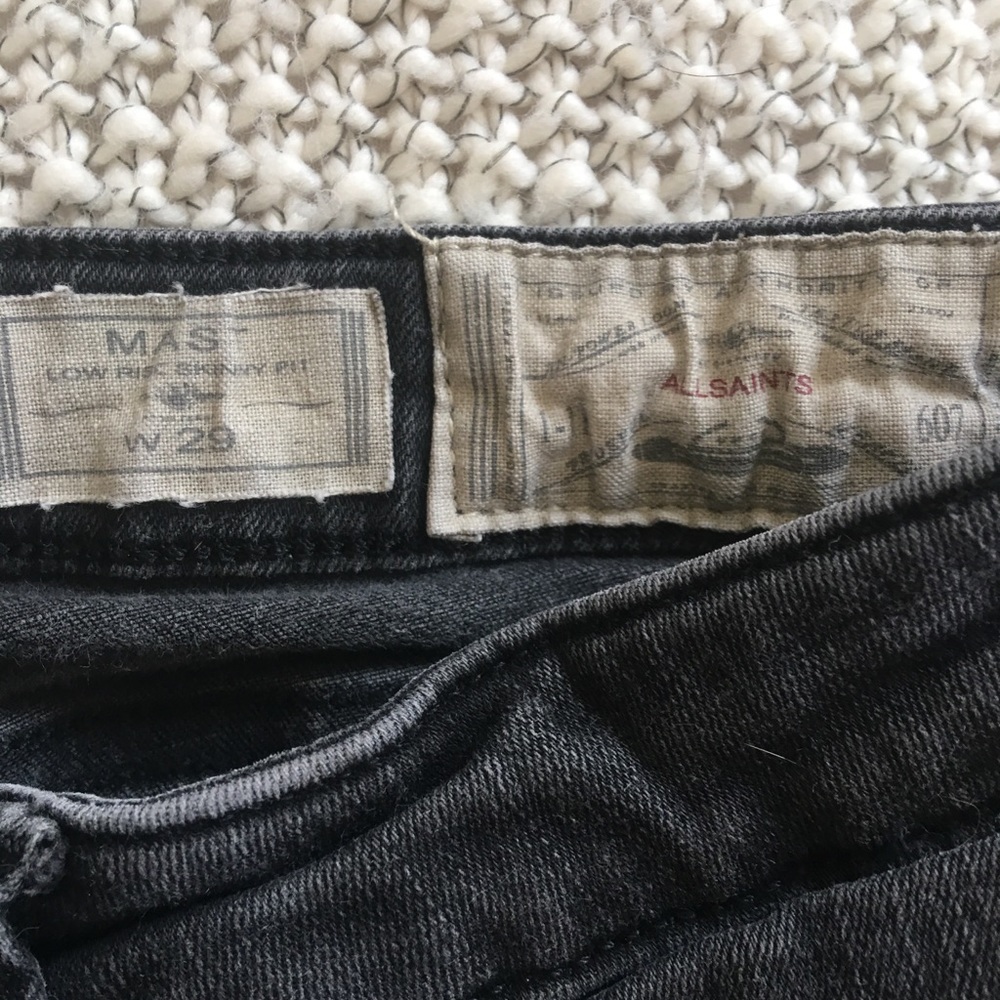 AllSaints skinny mast jeans