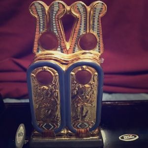 Cartouche Shaped Egyptian Box Franklin Mint 24kt