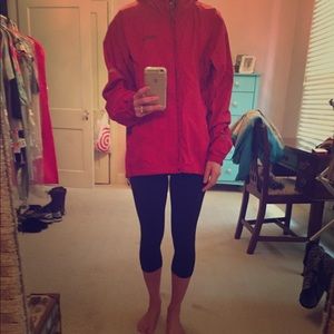 Marmot red windbreaker