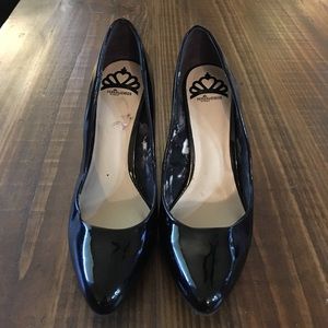 Black Patent Fergie Heels