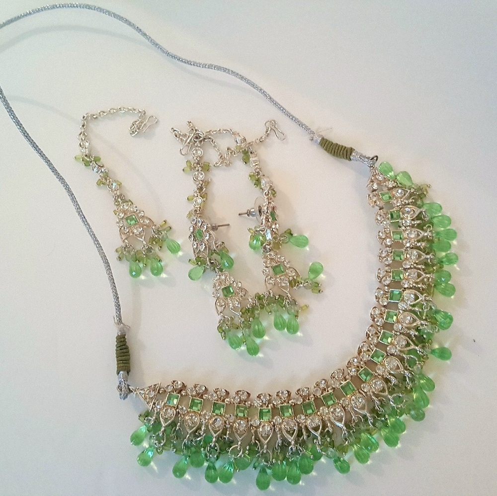 SALE NEW ETHNIC indian formal wedding jewelry set