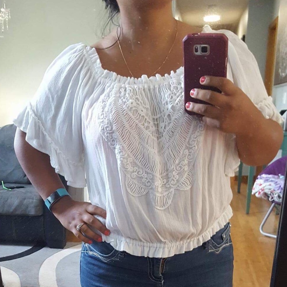 White beautiful blouse