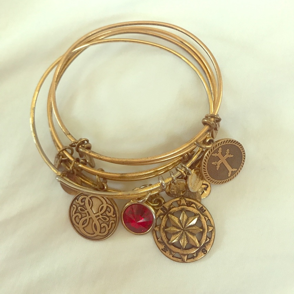 Alex and Ani birthstone bracelet