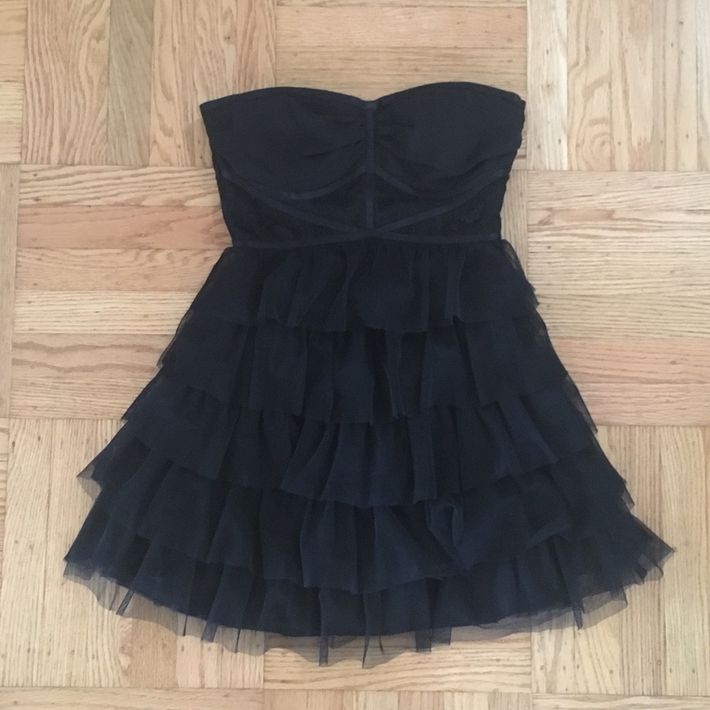 Guess Black Sexy strapless/spaghetti strap Dress