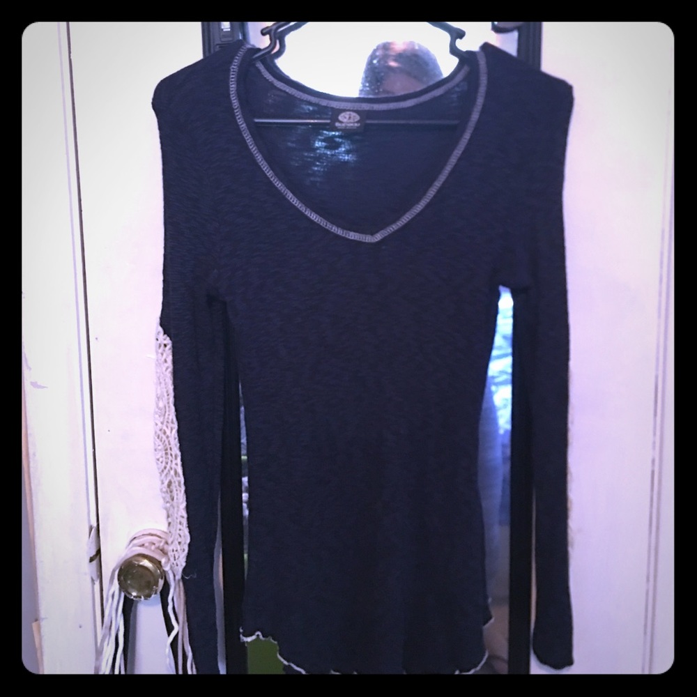 Bobeau long sleeve top