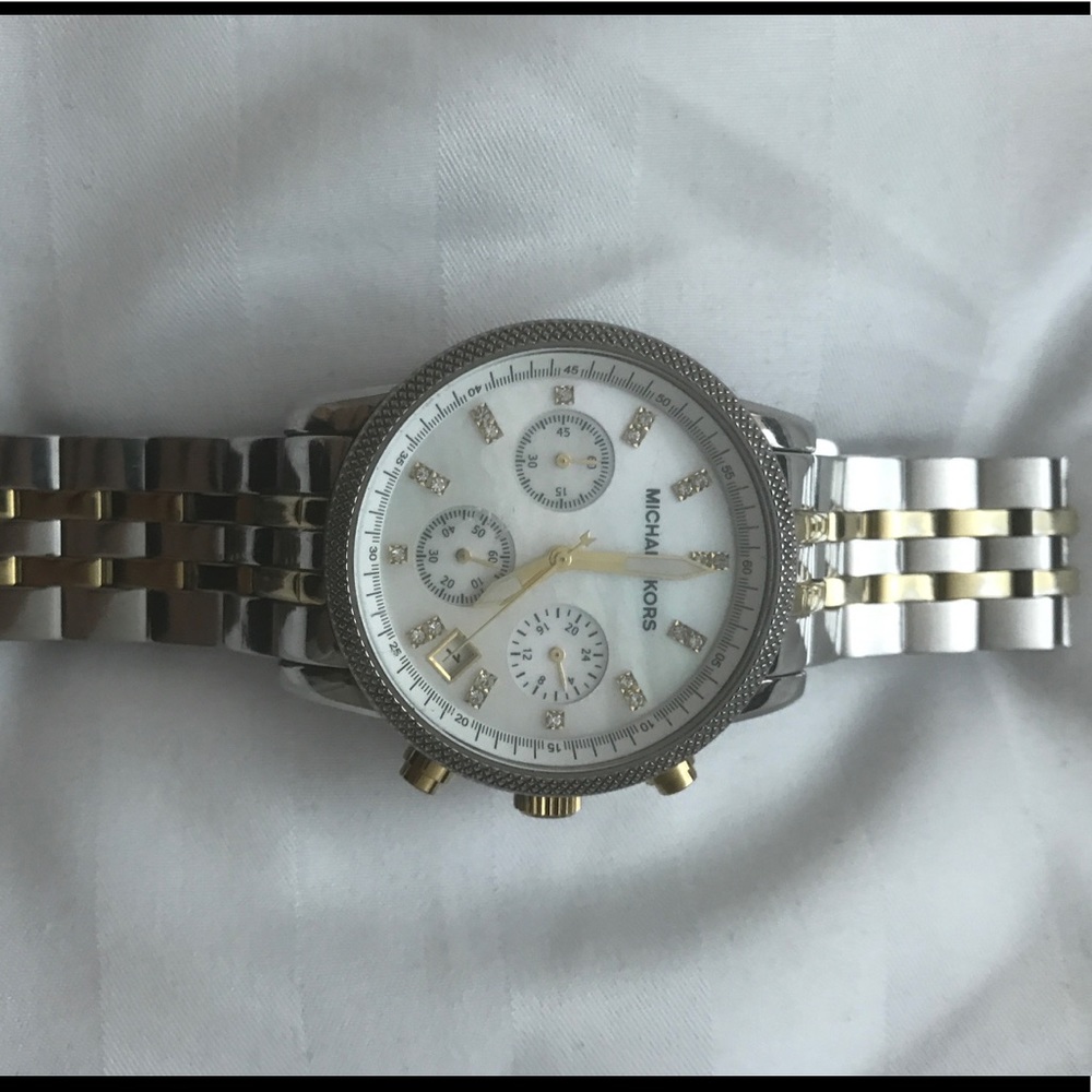 Michael Kors two tone watch