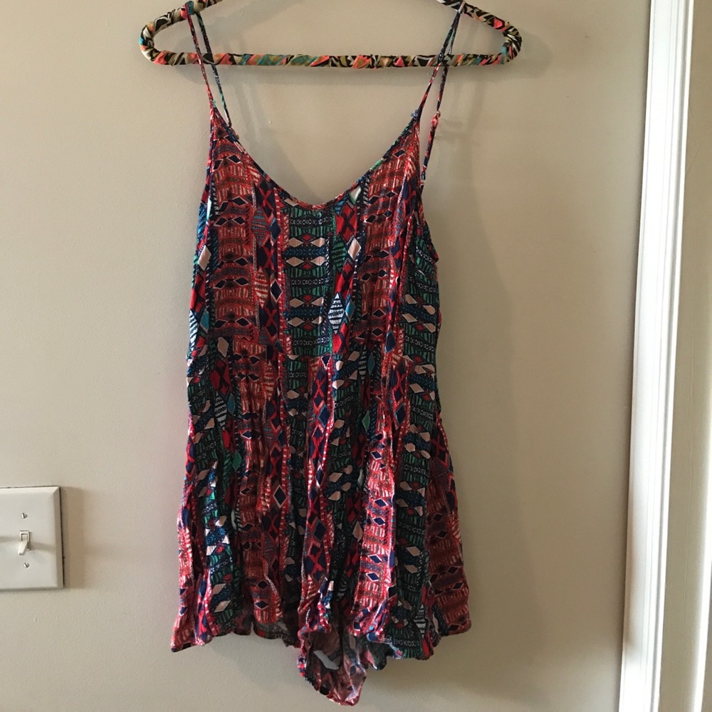 Printed romper
