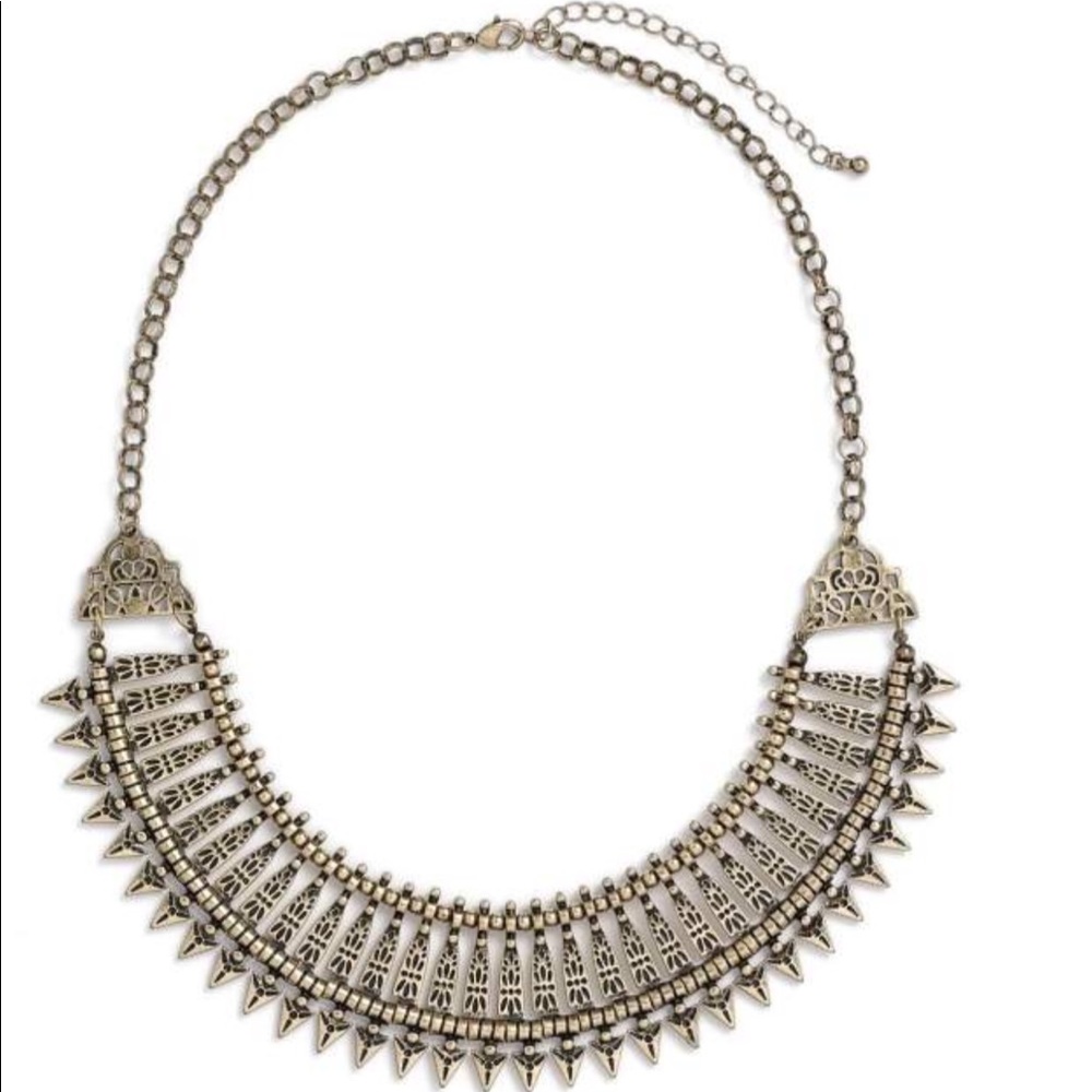 New Metal Collar Statement Necklace