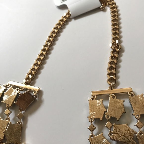 Sale Charming C. gold chain&gray pentagon necklace - Picture 7 of 7