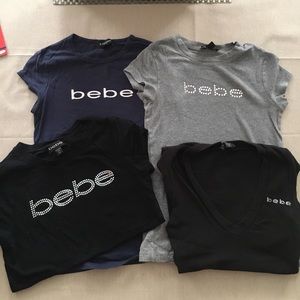 Bundle of Bebe t-shirts