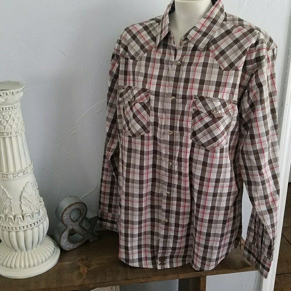 Mens Pearl snap shirt - Picture 1 of 4