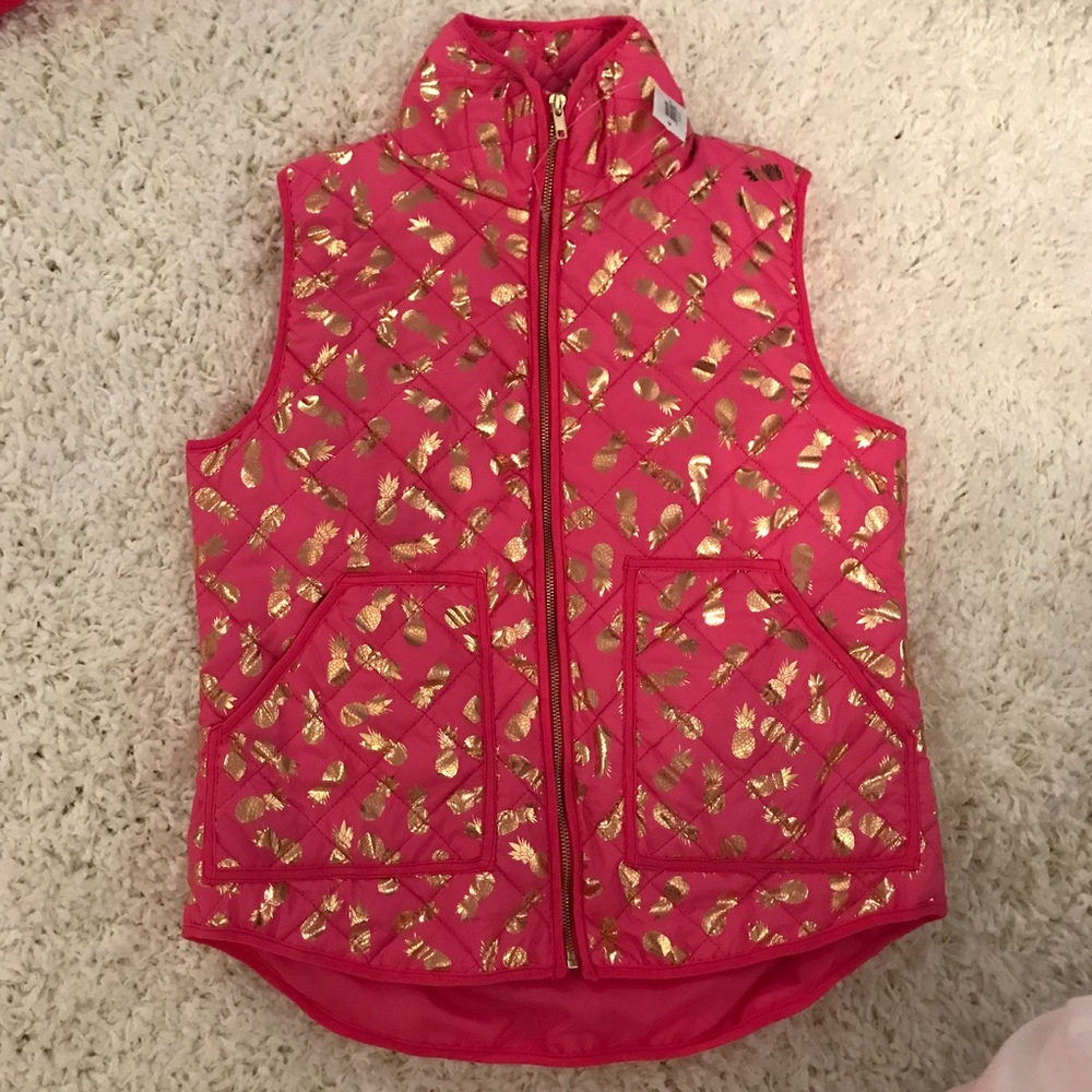 Pineapple Puffer Vest 