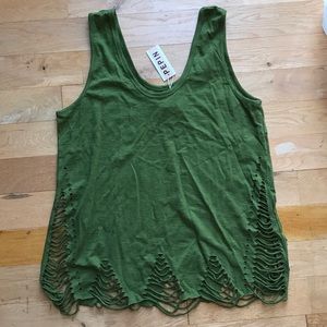 Anthropologie Pepin Distressed Top NWT