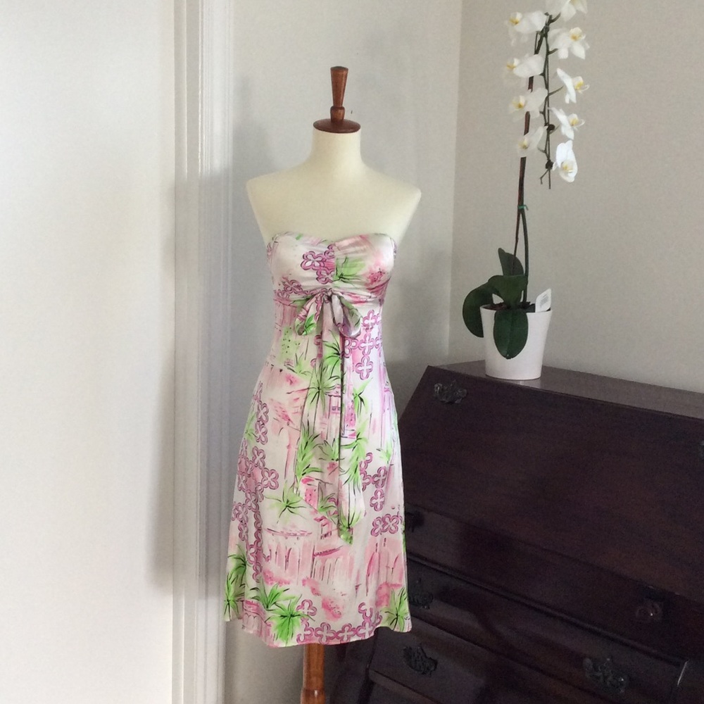 Lilly Pulitzer Strapless/Convertible Dress, 00