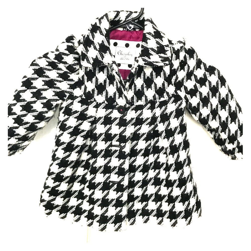 Toddler Checker Pea Coat