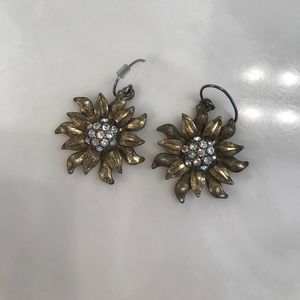 Fossil Flower Earrings