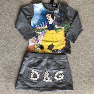 Dolce and Gabanna Little girls princess set