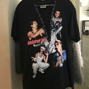 Backstreet Boys lace up tee