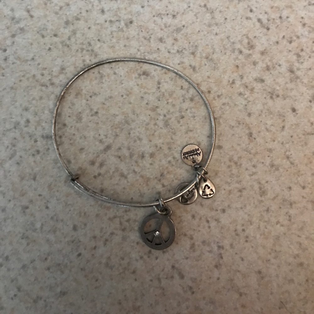 Alex and ani silver bracelet