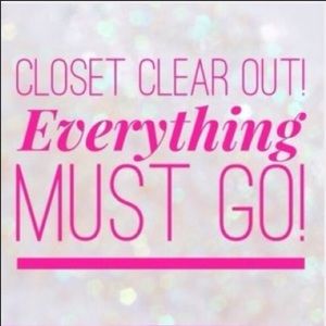 CLOSING CLOSET END OF SEPTEMBER