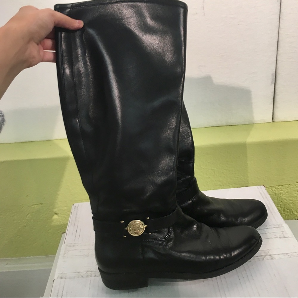 Tommy Hilfiger black riding boots!