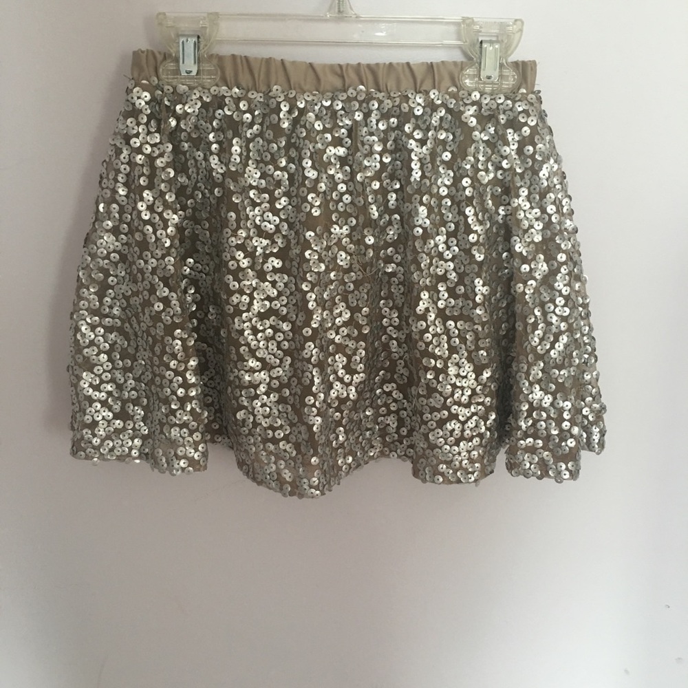 Silver Girls Skirt