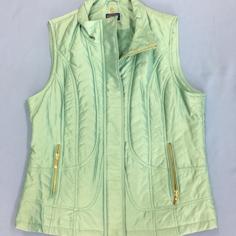 Pendleton Satin Riding Vest - Picture 2 of 3