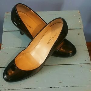 Ann Taylor Shiny Black Heels