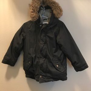 Old Navy Removeable Faux Fur Coat