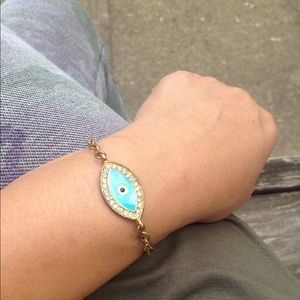 Evil eye bracelet 7.25 inches