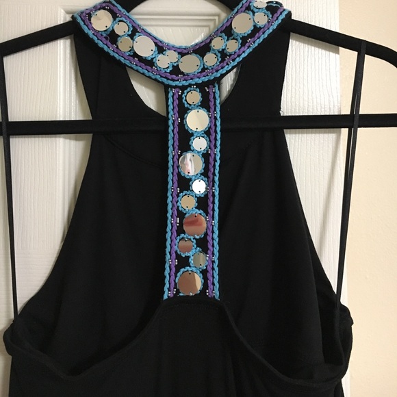 T Strap Back INC Dress with Mirror Trim - Picture 5 of 6
